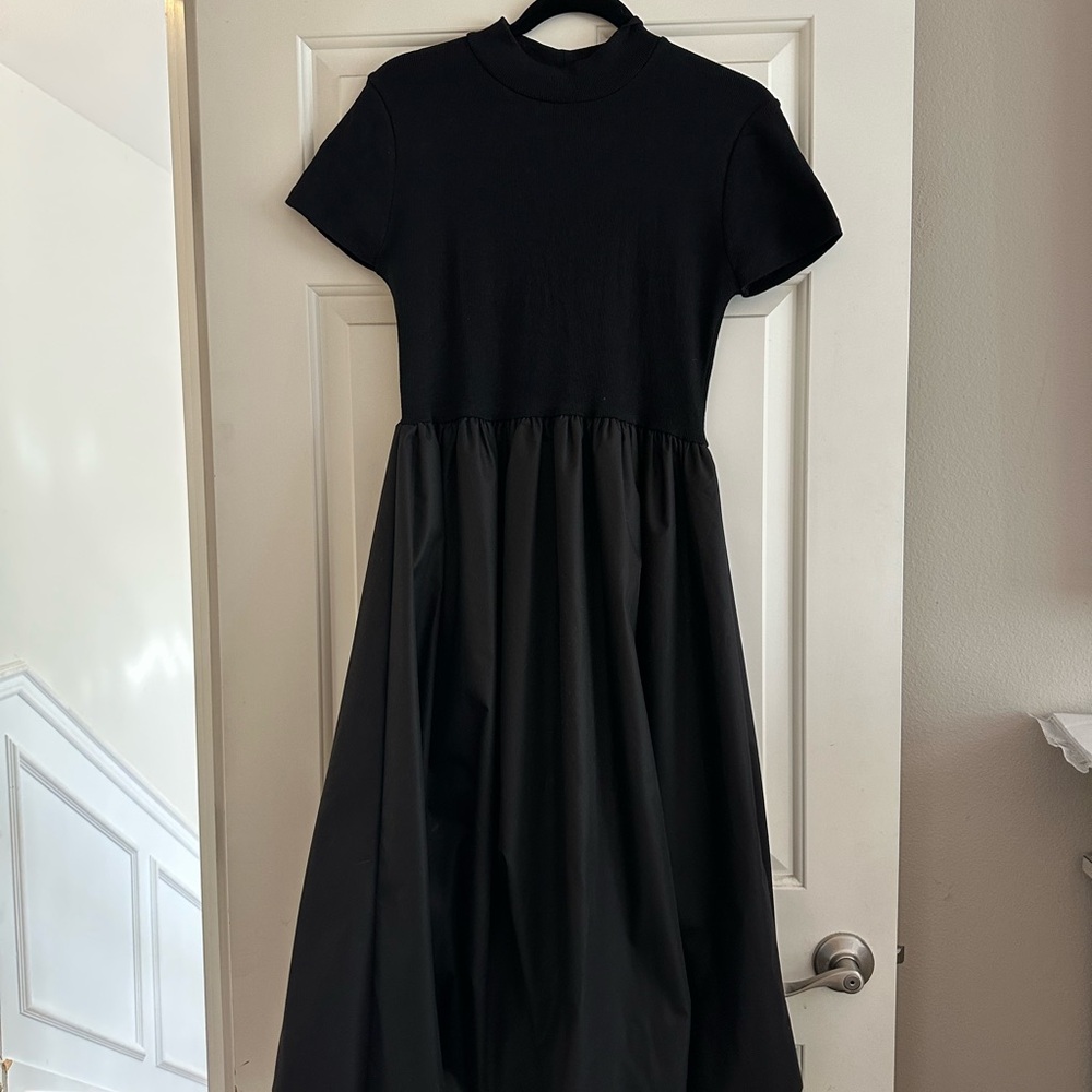 Bohme Classic Black Midi Dress